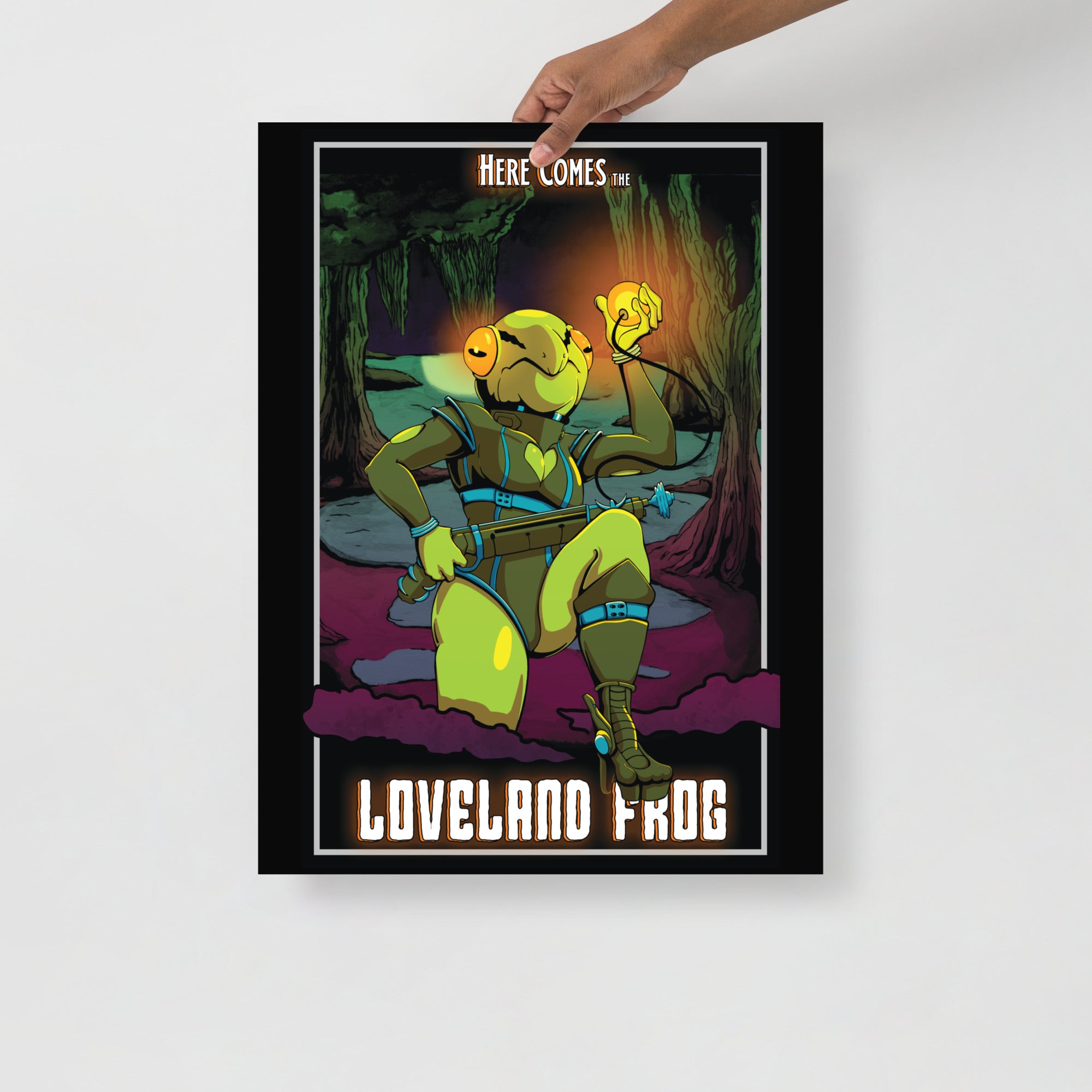 Loveland Frog Space Frog Poster – Brimstone Studios